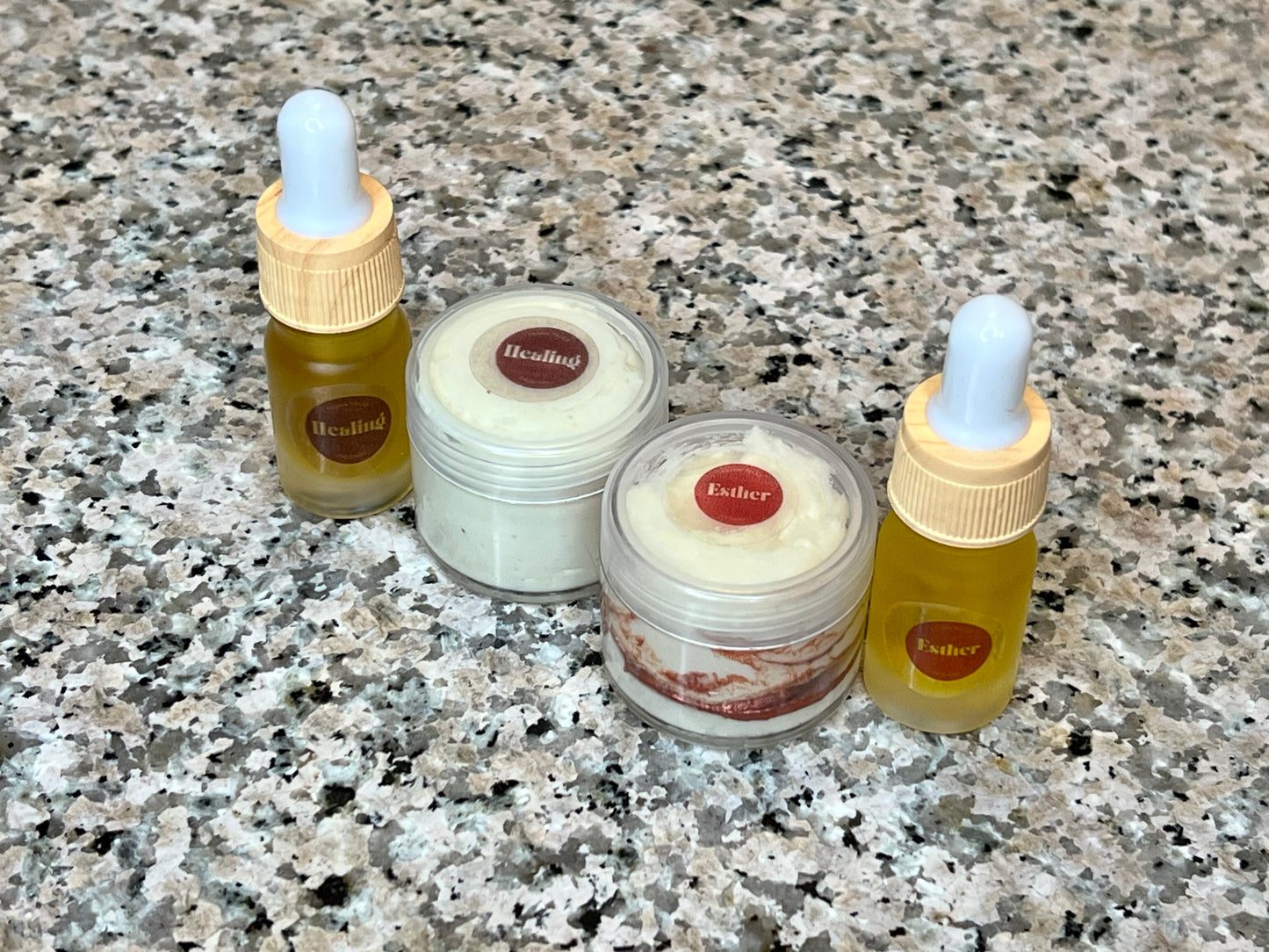Gift Boxes: Travel-size Esther Collection Body Butter and Oil