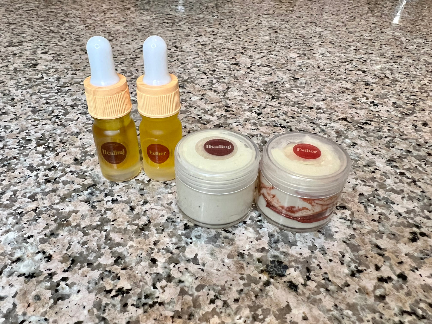 Gift Boxes: Travel-Size Healing Collection Body Butter and Oil